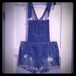 Very cute romper. Denim
